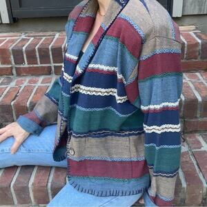 Vintage 90’s woven western style jacket/blazer